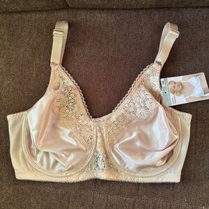 Underscore Bra Unlined Underwire Natural Beige Women's Size 36D NWT